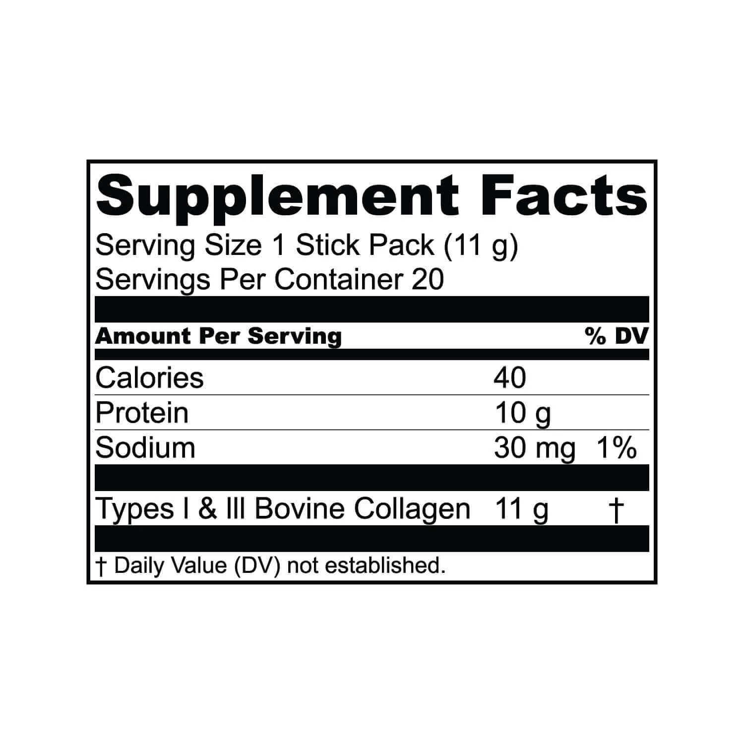 Collagen Peptides Stick Packs - Image 4