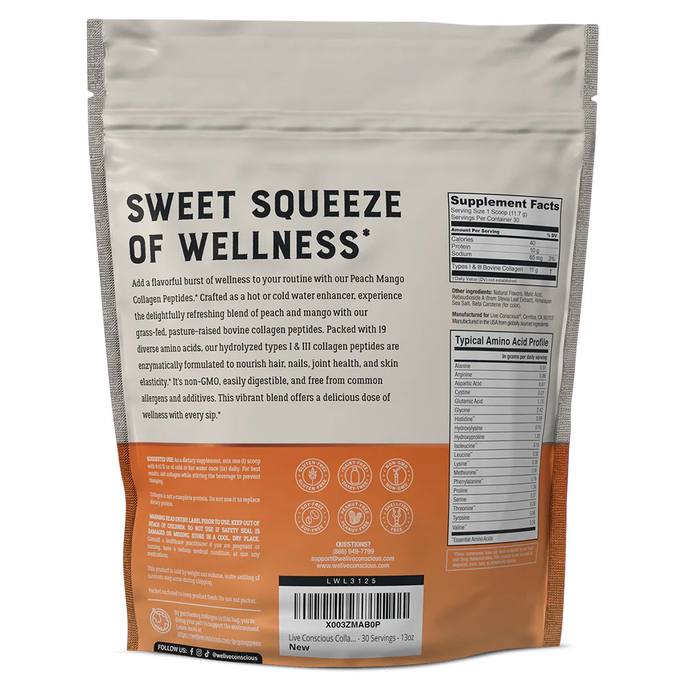 Collagen Peptides Peach Mango - Image 8